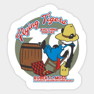 Robert C. Moss - 39 - Flying Tigers Sticker